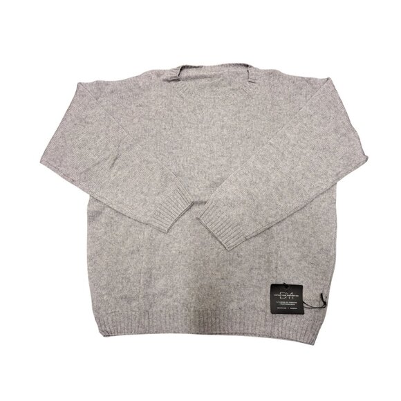 DYI Women's Cashmere Wool Oversized Sweater Heather Grey Size Large - Picture 2 of 6